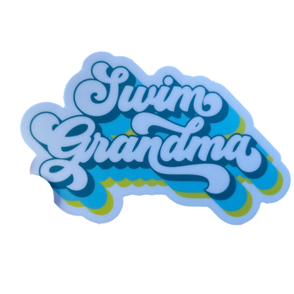 SSR Swim Grandma Swim Sticker