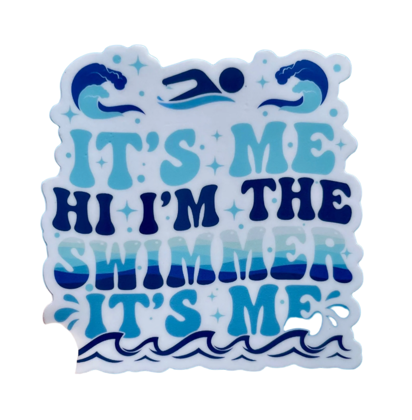 SSR It's Me, Hi I'm The Swimmer It's Me Swim Sticker