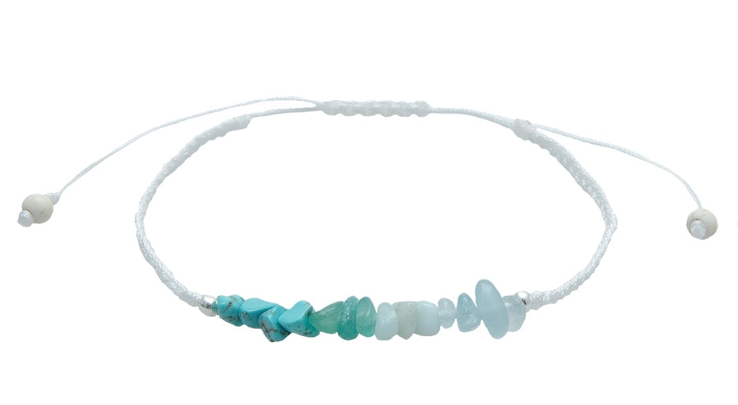 Lotus and Luna Lotus and Luna Braided Pebbles Bracelet - Beachside