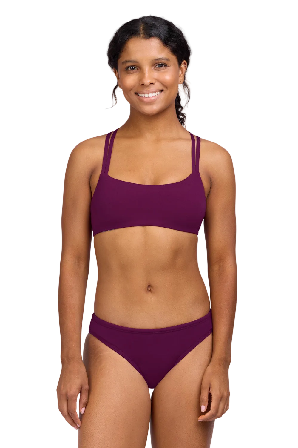 Jolyn Andy Bikini Bottom - Cabernet