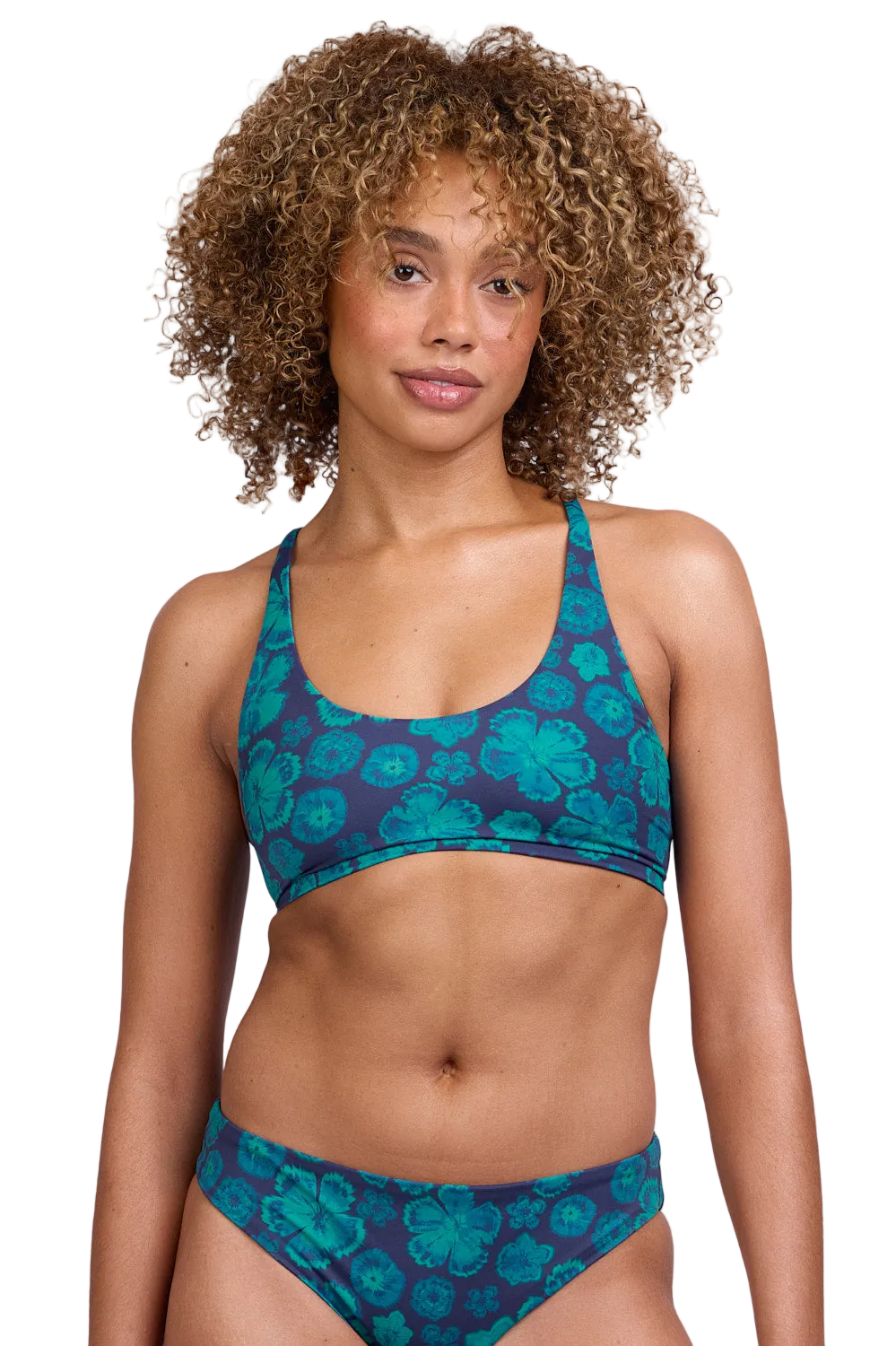 Jolyn Surf Blake Bikini Top - Moon Flower