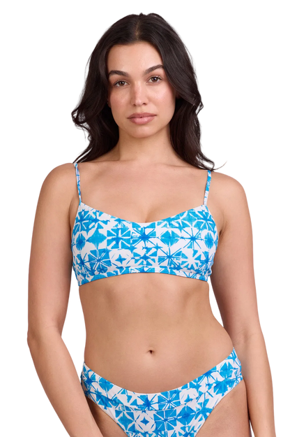 Jolyn Surf Hikari Bikini Top - Bluefin