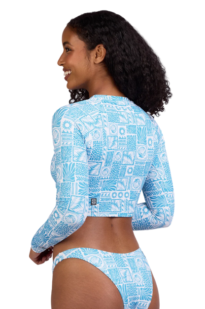 Jolyn Surf Moana Rashguard Swim Shirt - Swell