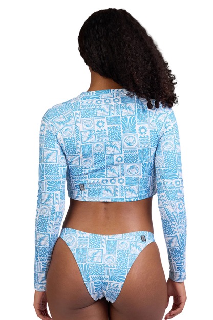 Jolyn Surf Moana Rashguard Swim Shirt - Swell