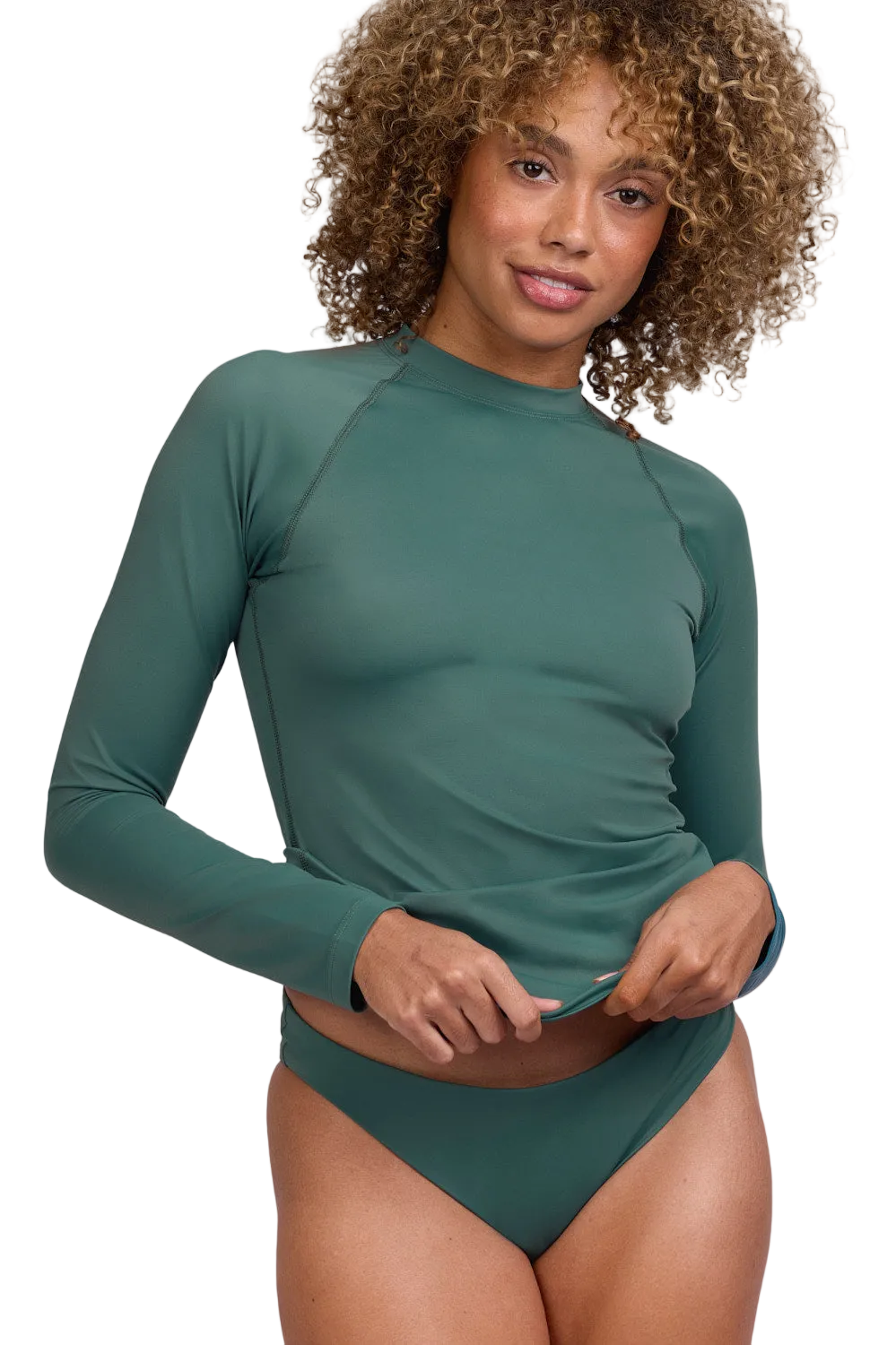 Jolyn Surf Noonan Rashguard Swim Shirt - Zucchini