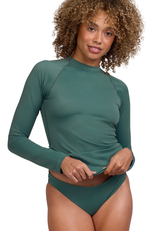Jolyn Surf Noonan Rashguard Swim Shirt - Zucchini