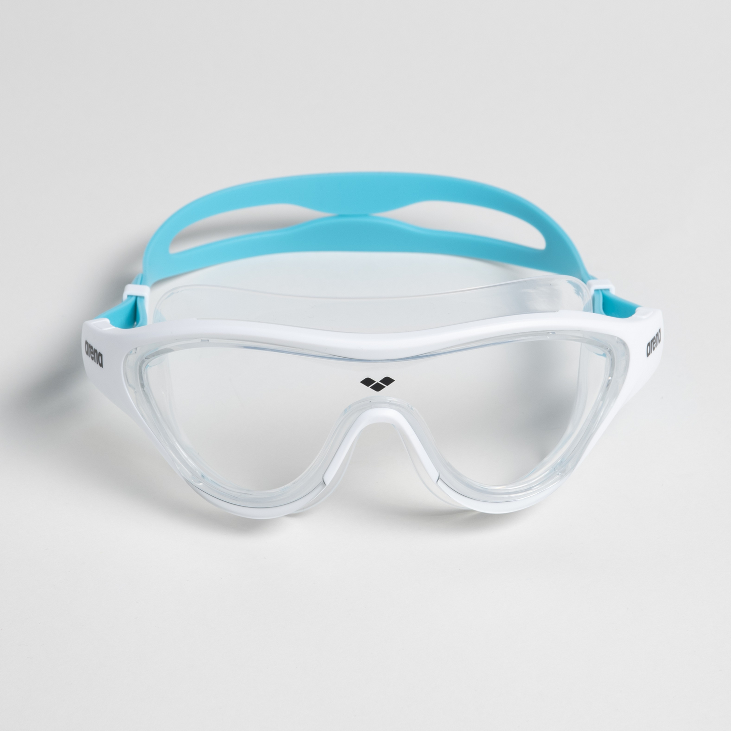Arena The One Junior Swim Mask Age 6-12 - Clear/White/Lt Blue