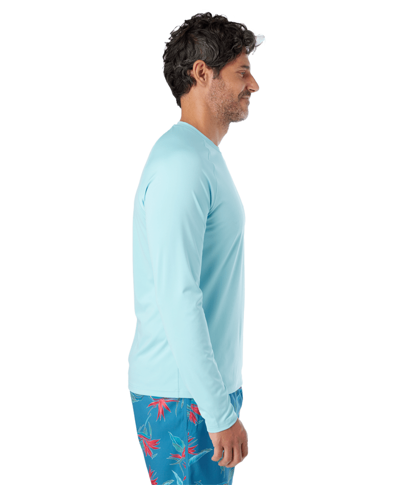 Fair Harbor Men's Anchor Rashguard - Aqua