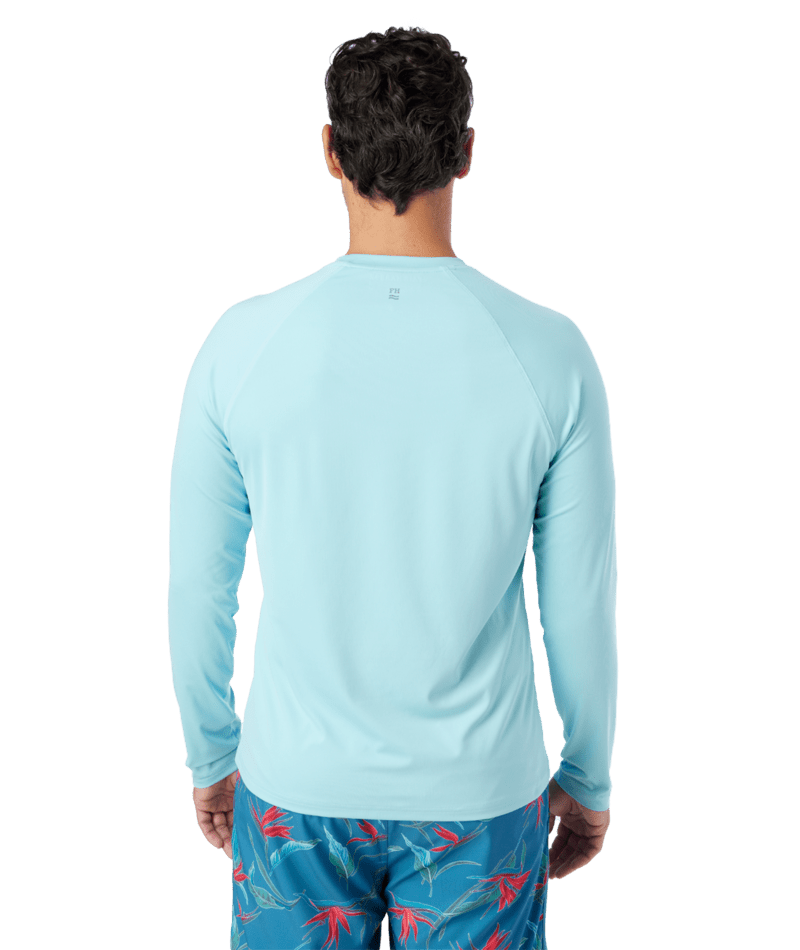 Fair Harbor Men's Anchor Rashguard - Aqua