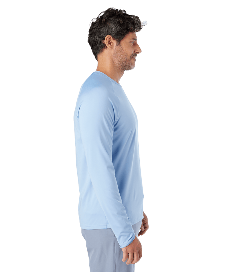 Fair Harbor Men's Anchor Rashguard - Light Blue