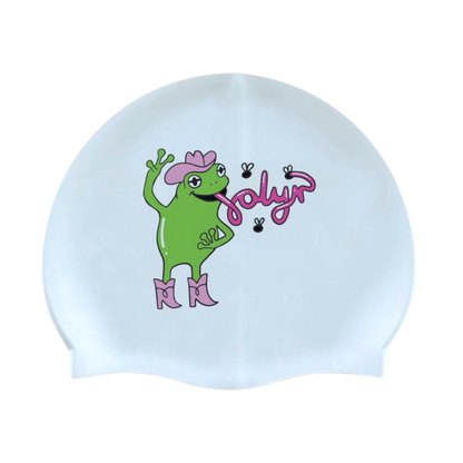 Jolyn Printed Silicone Swim Cap