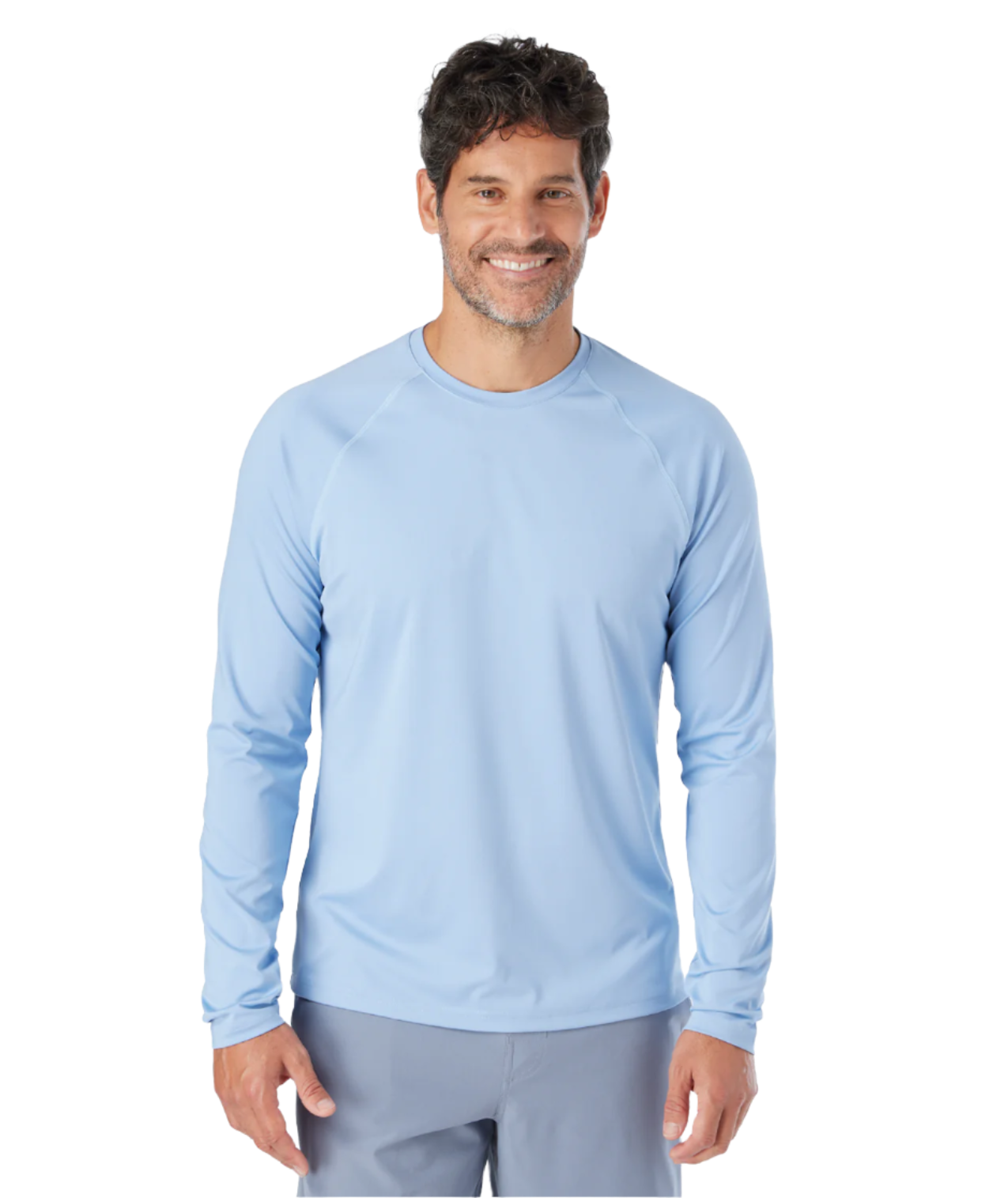 Fair Harbor Men's Anchor Rashguard - Light Blue