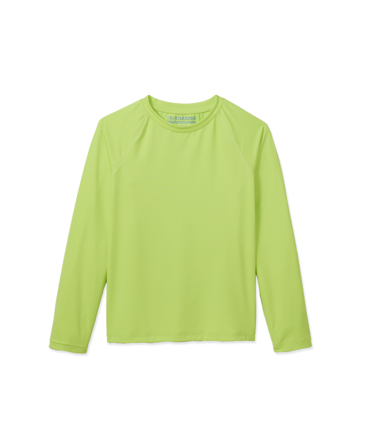 Fair Harbor Kids Anchor Rashguard - Neon Green