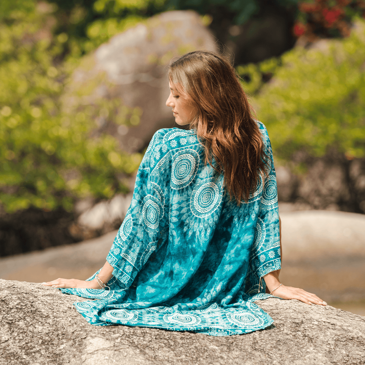 Lotus and Luna Kimono Beach Coverup - Palmetto Point