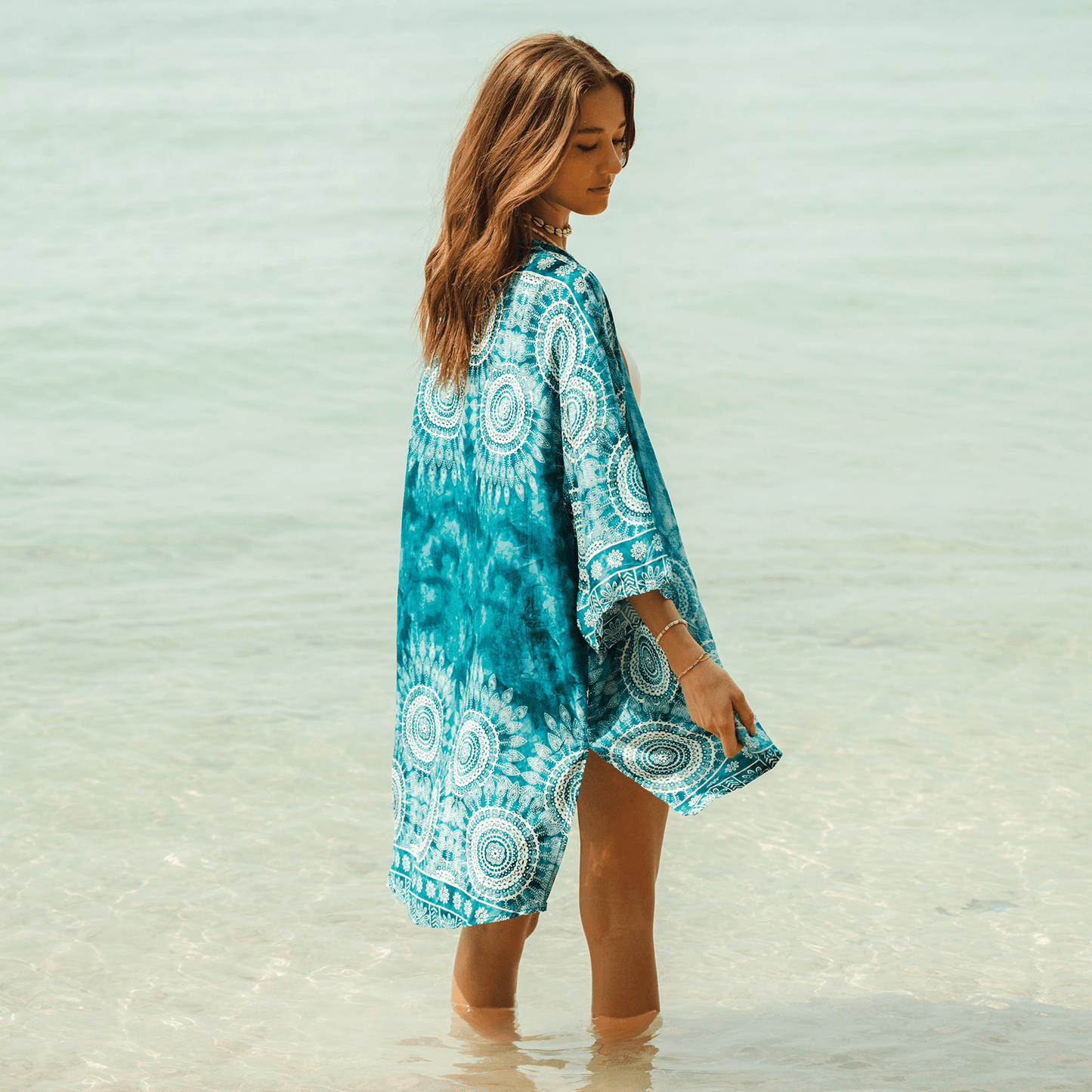 Lotus and Luna Kimono Beach Coverup - Palmetto Point