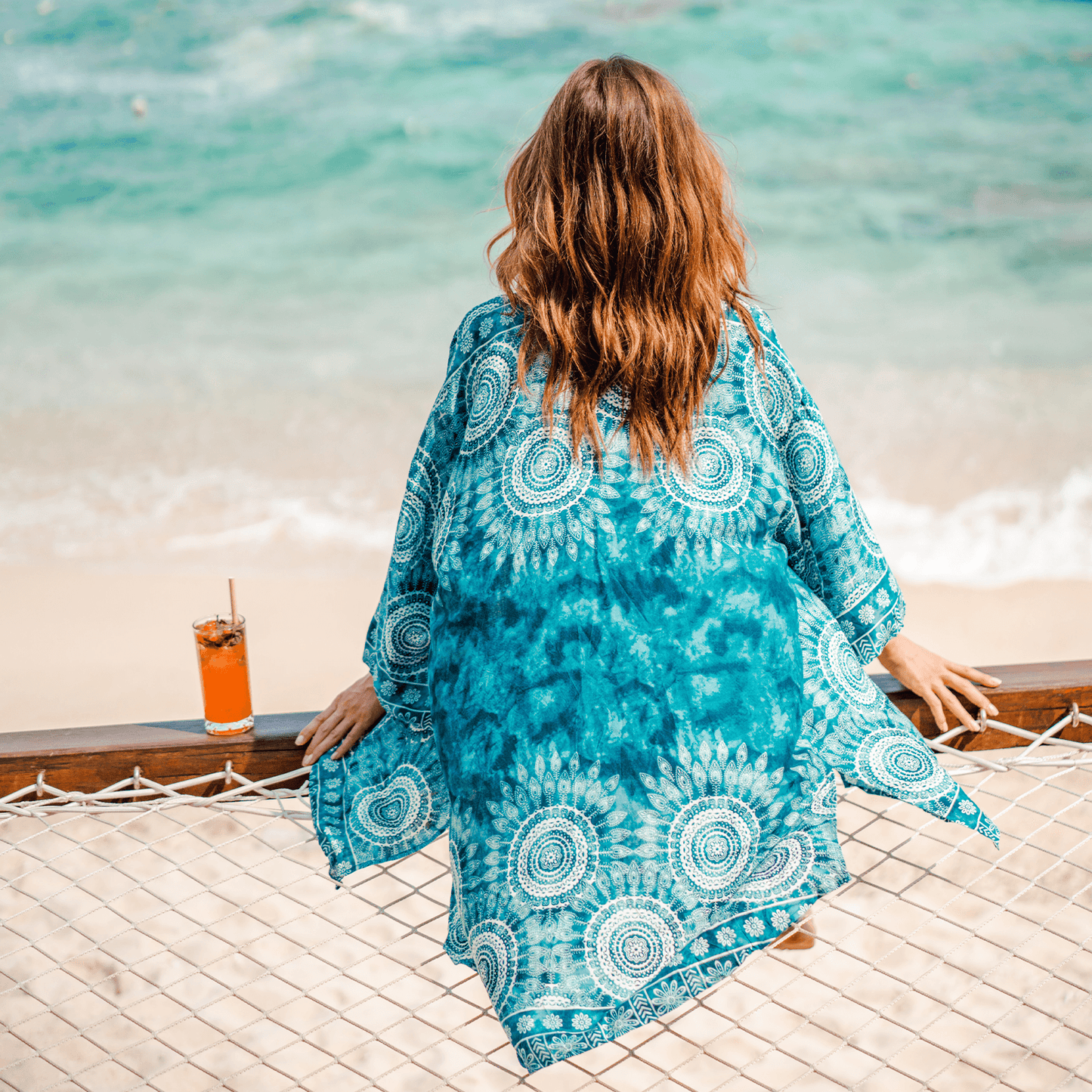 Lotus and Luna Kimono Beach Coverup - Palmetto Point