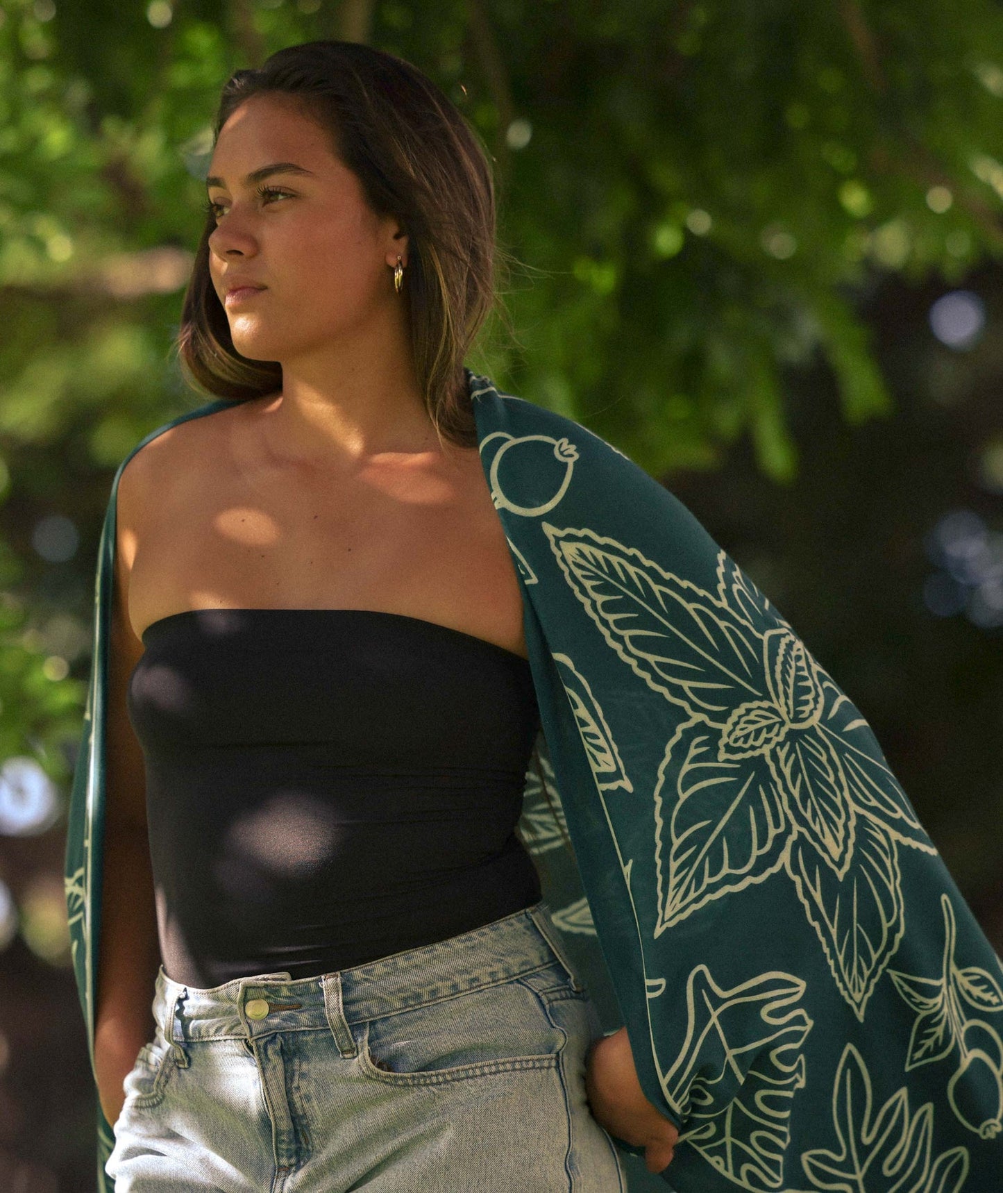 Tag Aloha Co Māmaki Pareo Sarong - Green