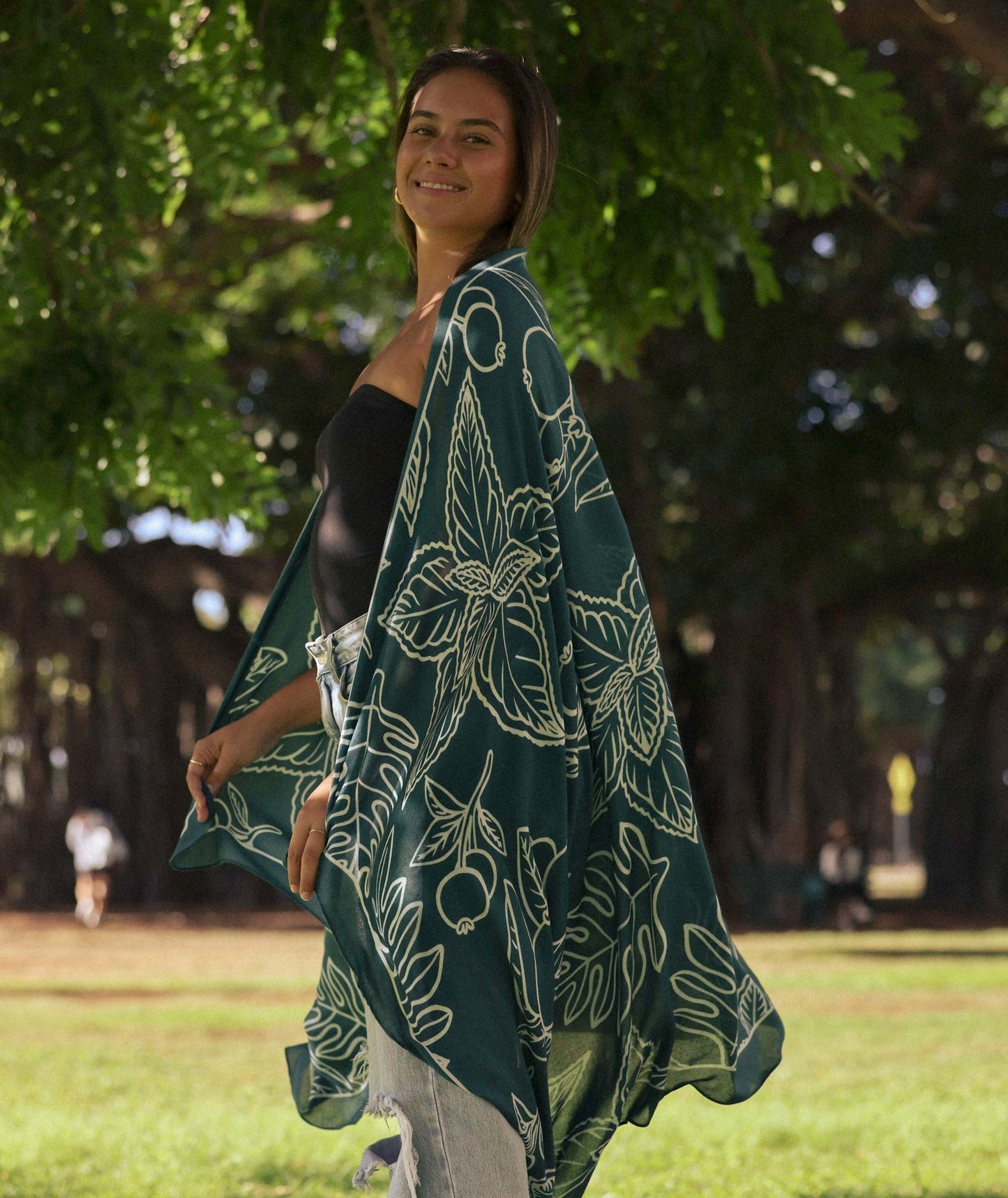 Tag Aloha Co Māmaki Pareo Sarong - Green