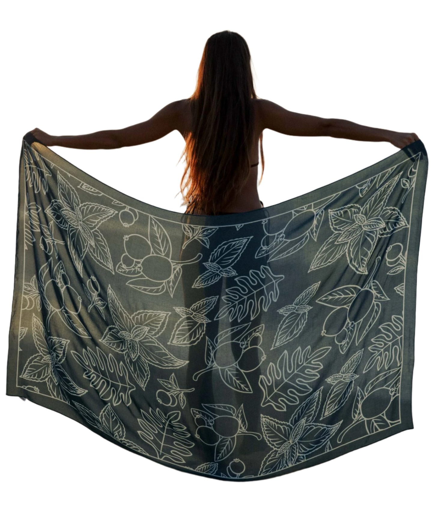 Tag Aloha Co Māmaki Pareo Sarong - Green