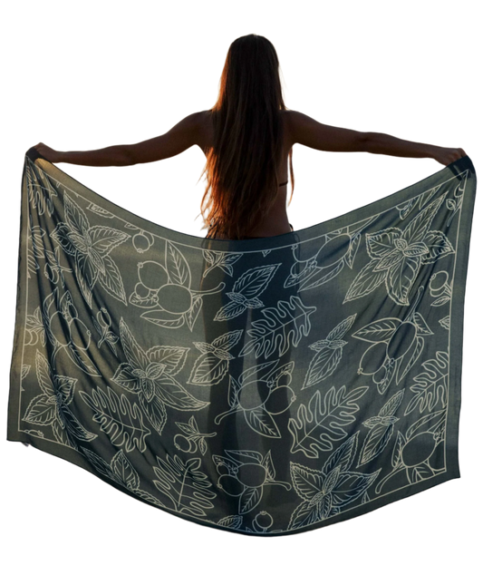 Tag Aloha Co Māmaki Pareo Sarong - Green