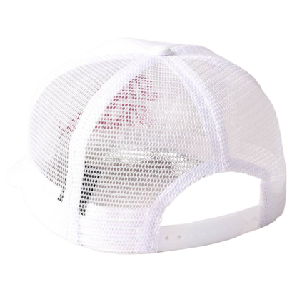 SSR Day Drinkin' Texts Embroidery Mesh Back Trucker Hat - White