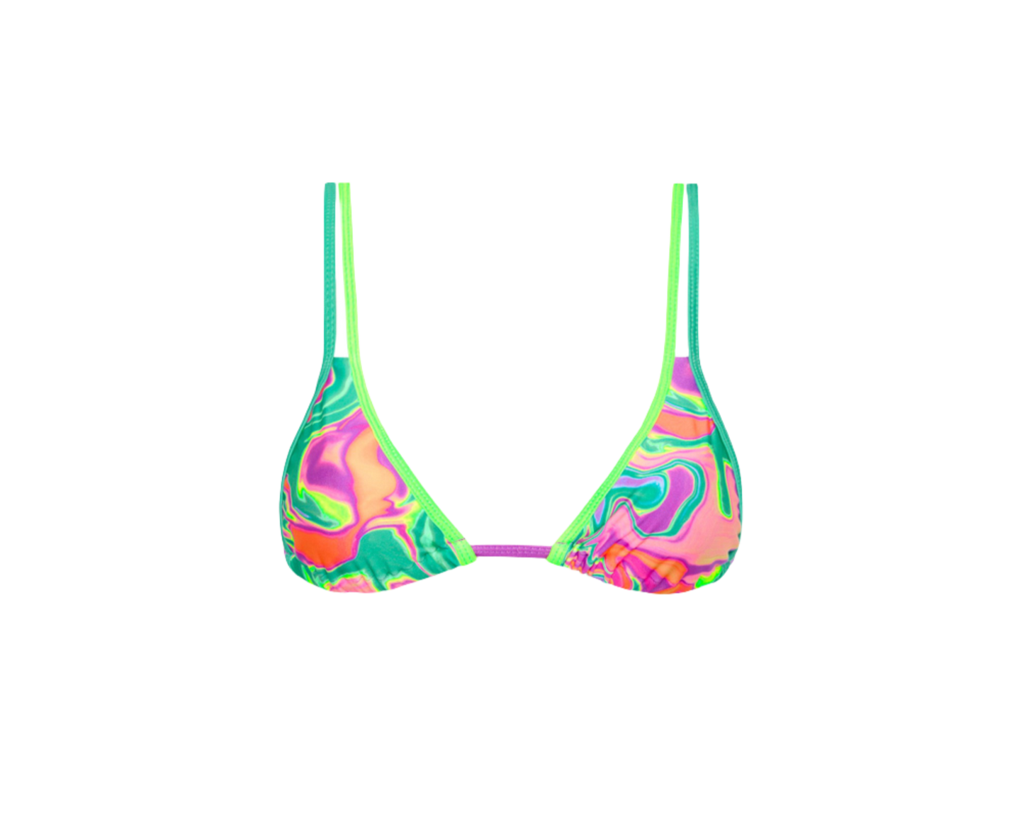 Kulani Kinis Twin Strap Bralette Bikini Top - Calypso Castaway