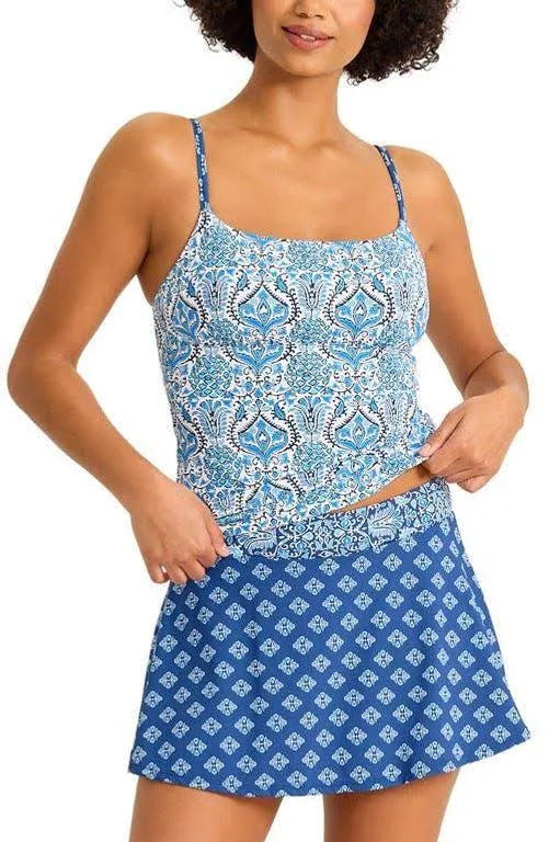 Tommy Bahama Reversible Tankini Top - Noble Pineapple