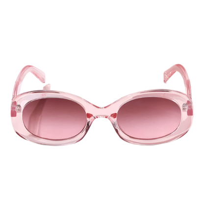 SSR Womens Rounded Frame Sunglasses - Pink/Purple Ombre