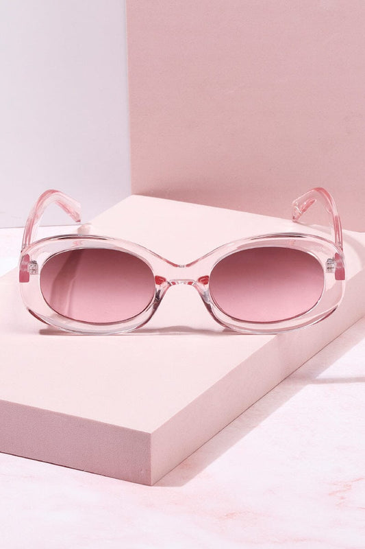 SSR Womens Rounded Frame Sunglasses - Pink/Purple Ombre