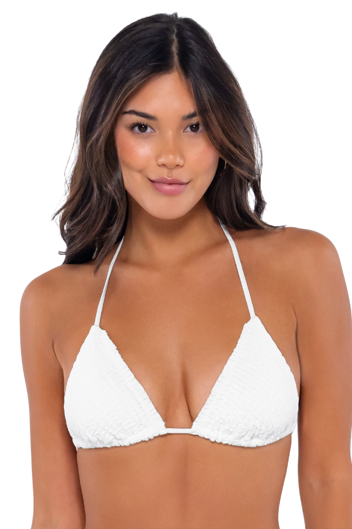 Swim Systems Kali Triangle Bikini Top - White