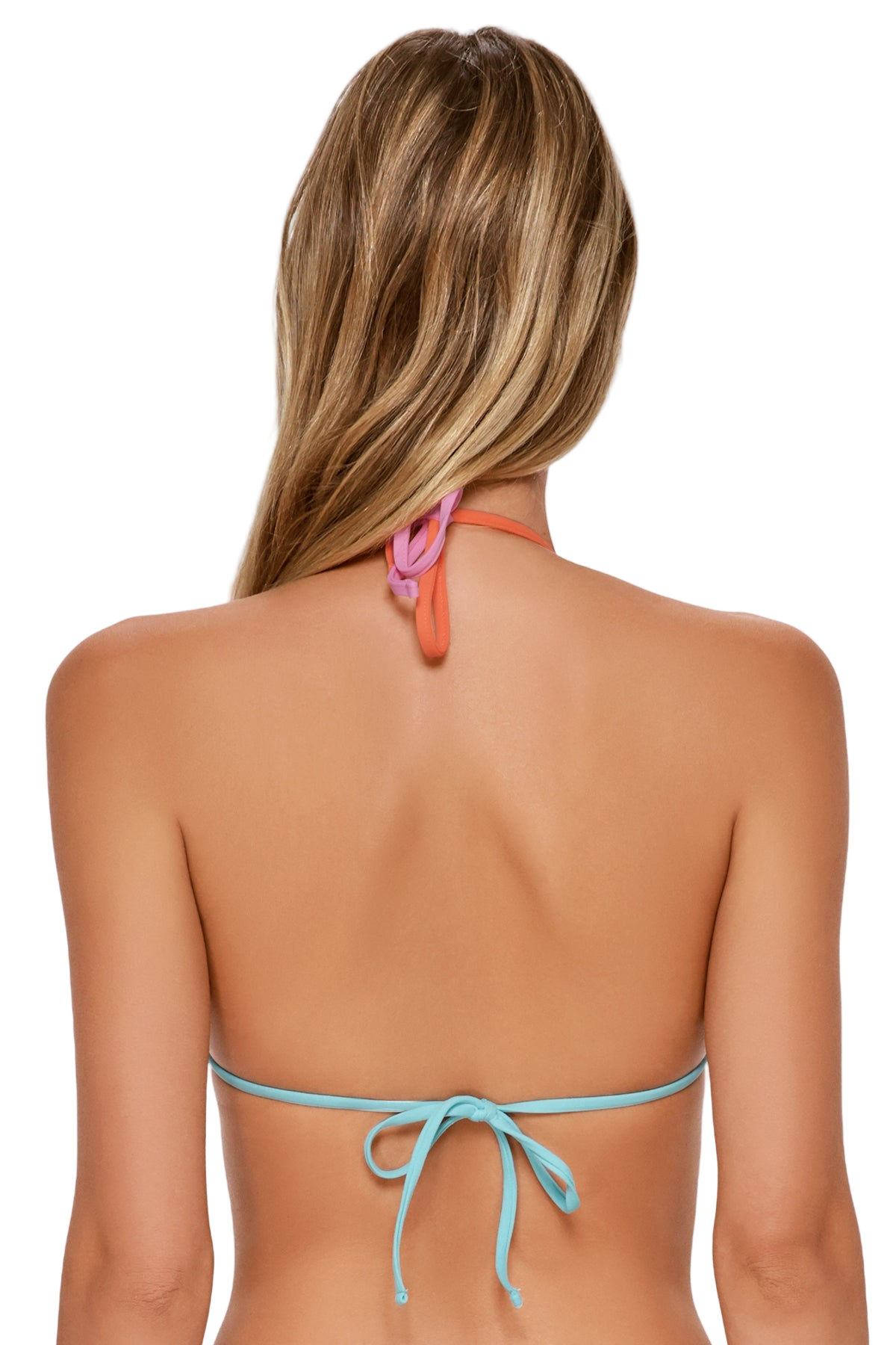 Swim Systems Lurex Trisha Triangle Top - Desert Sky
