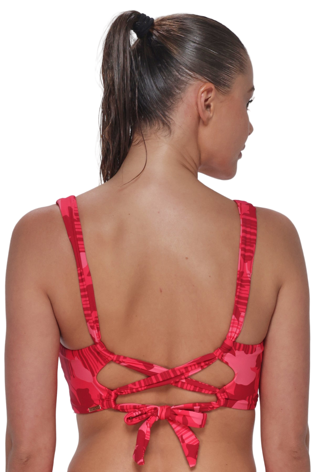 Sunsets Elsie D/DD Cup Bikini Top - Rambling Rose