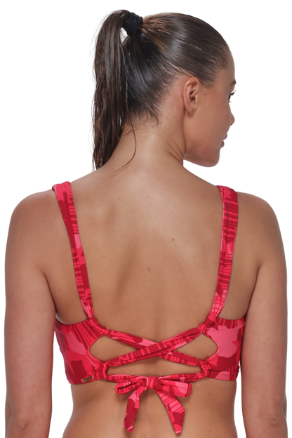 Sunsets Elsie D/DD Cup Bikini Top - Rambling Rose