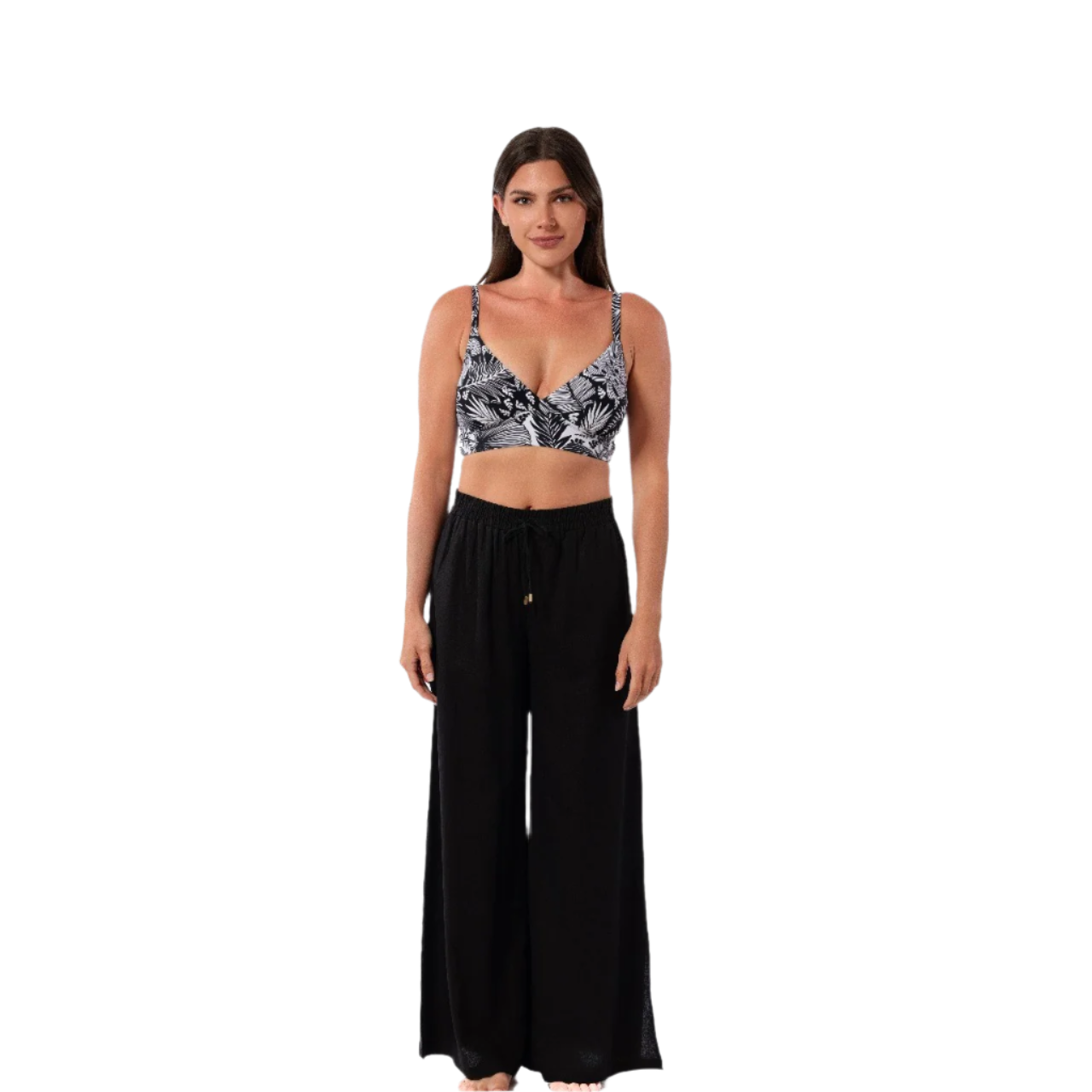 Jantzen Josephine Pull-On Lounge Pant Coverup - Black