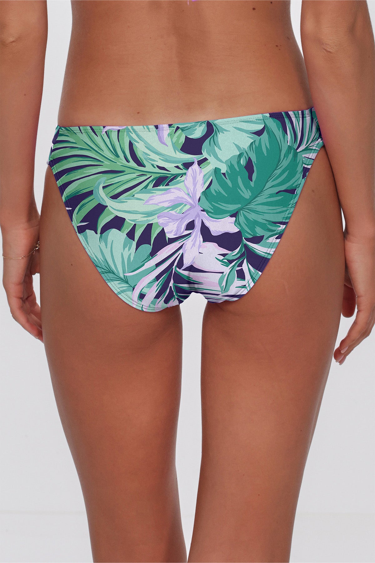 Sunsets Dora Double Tab Bikini Bottom - Palm Shade