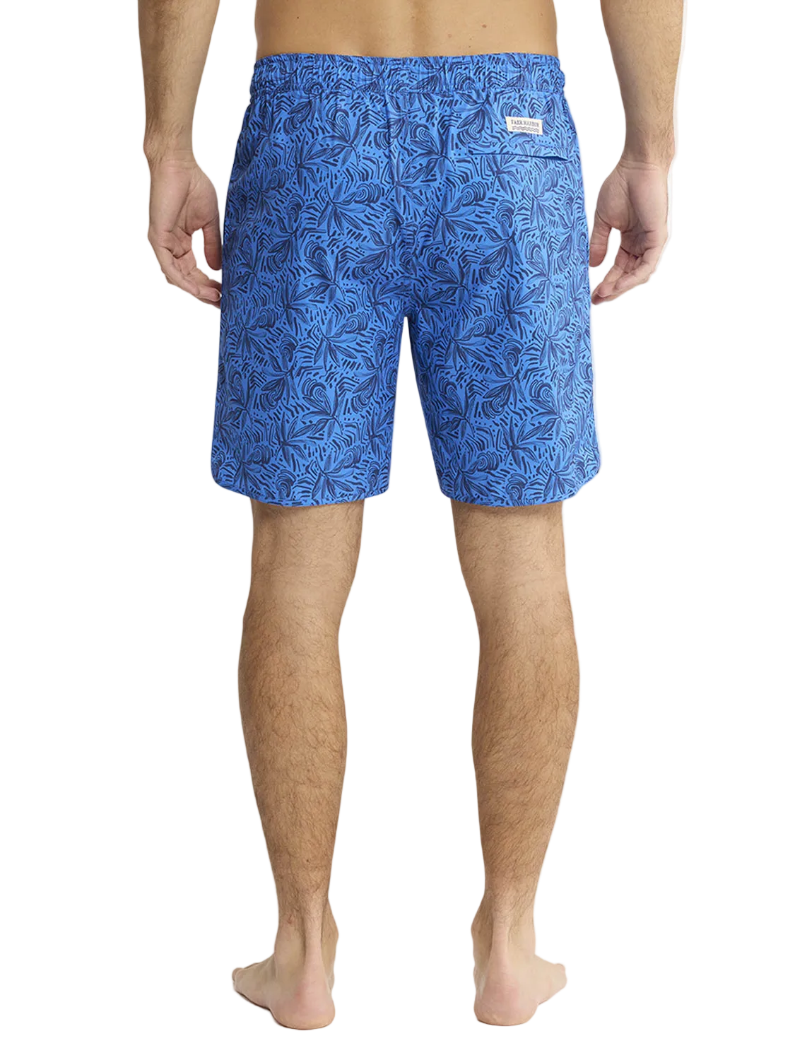 Fair Harbor The Anchor Men's Trunks Boardshort - Azure Painted Leaves