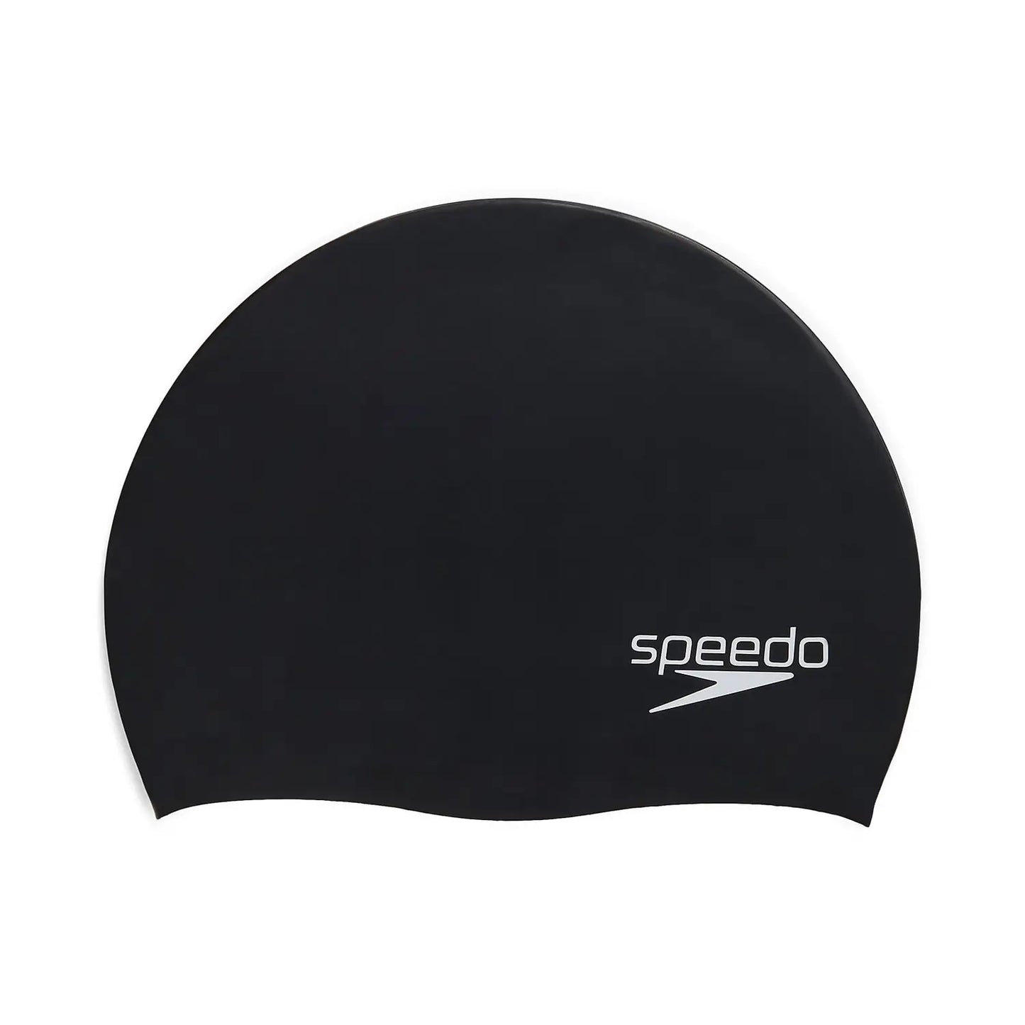 Speedo Silicone Elastomeric Adult Swim Cap - Black