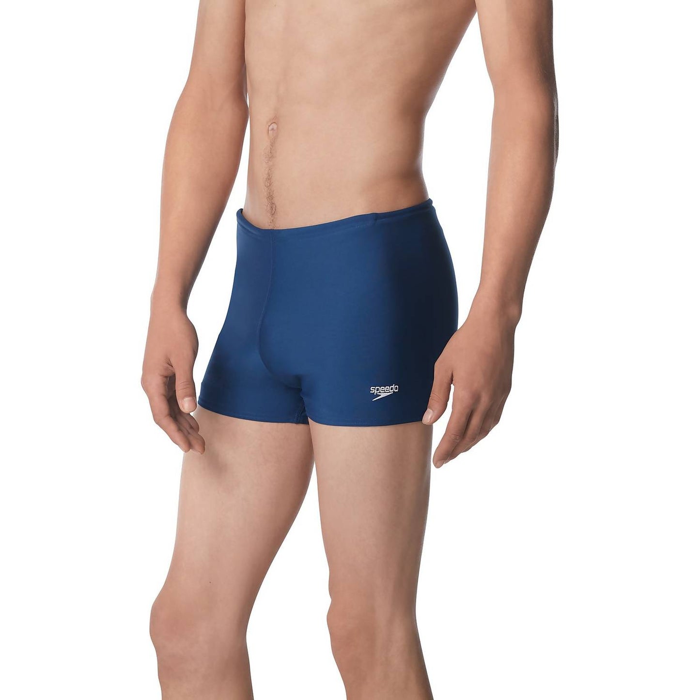 Speedo Endurance Square Leg Solid Men's Training Swim Suit - Navy