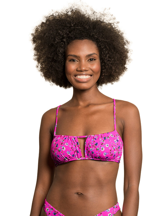 Maaji Emma Classic Bralette Bikini Top - Happyflower - FINAL SALE