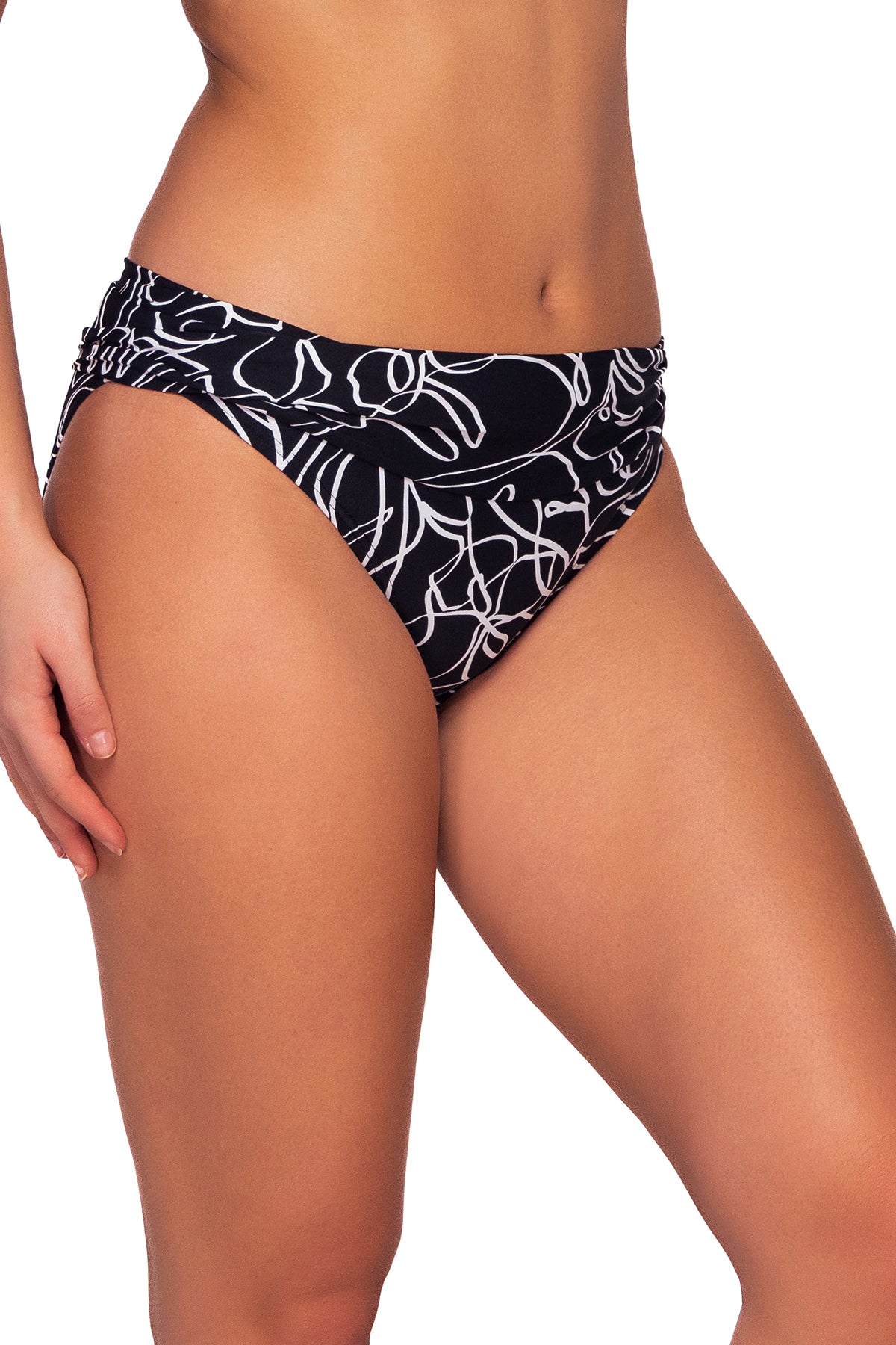 Sunsets Unforgettable Swim Bottom - Lost Palms - Final Sale