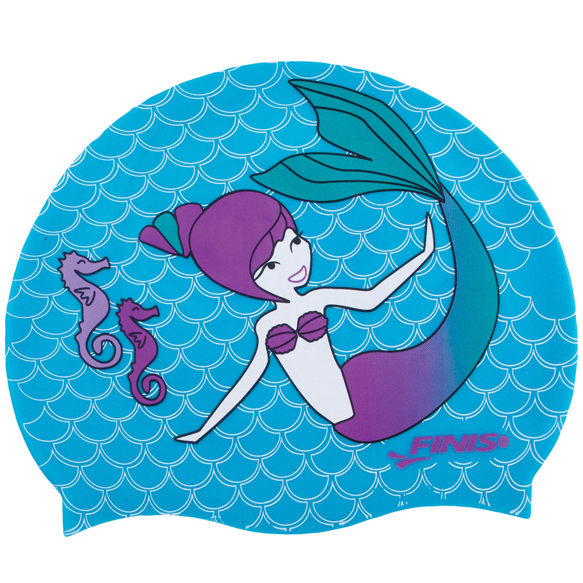 Finis Mermaid Silicone Swim Cap - Paradise - FINAL SALE