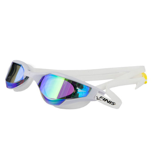 Finis Hayden Low-Profile Swim Goggles - Purple Mirror/White