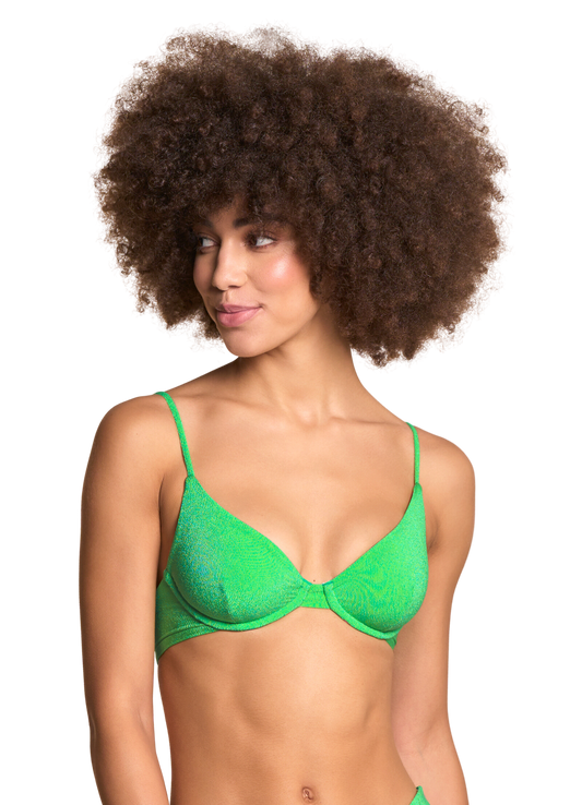 Maaji Dainty Underwire Bikini Top - Parakeet Green - FINAL SALE