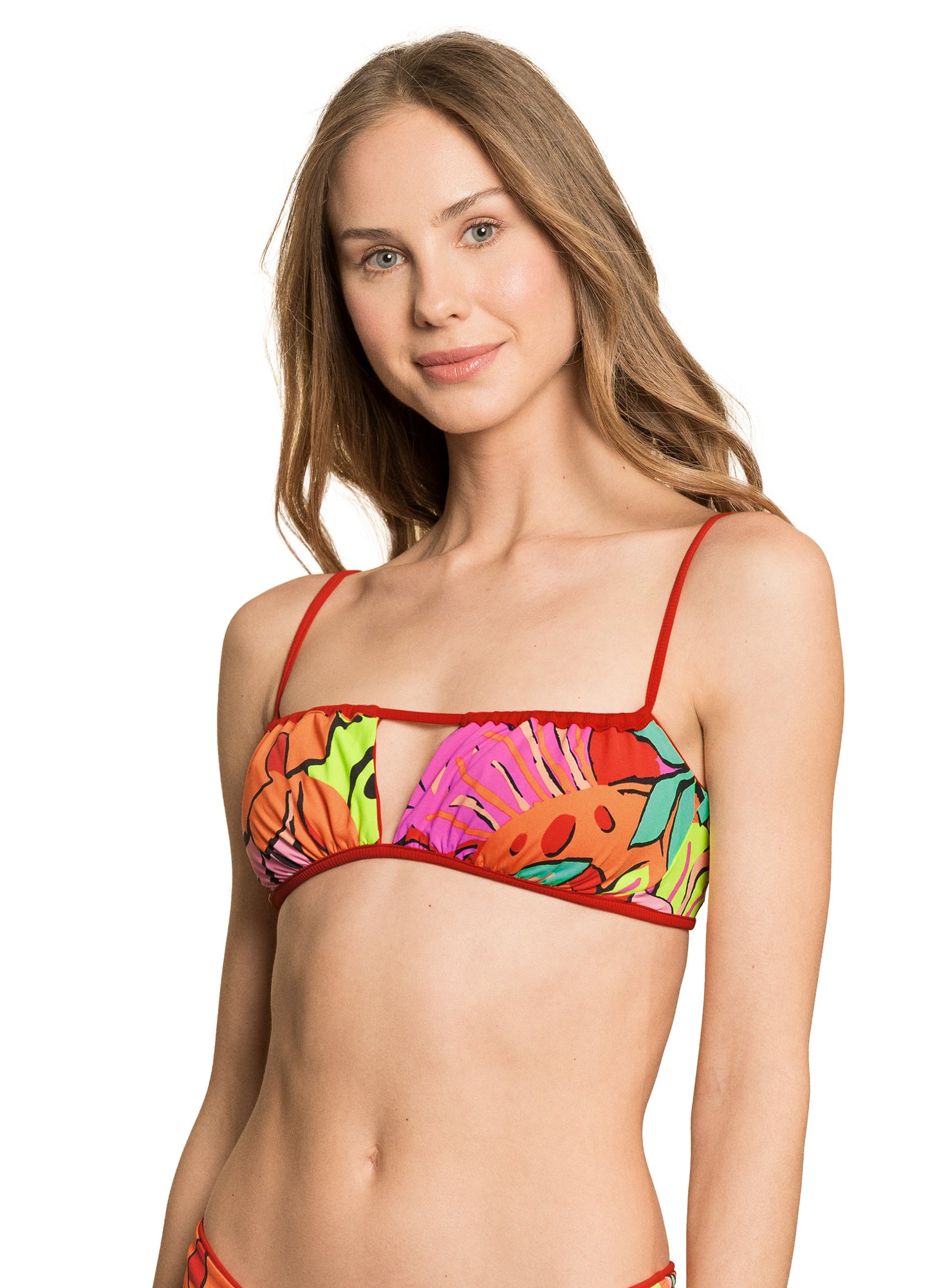 Maaji Emma Classic Bralette Bikini Top - Crimson - FINAL SALE