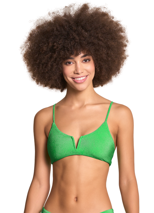 Maaji Vittoria Bralette Bikini Top - Parakeet Green - FINAL SALE