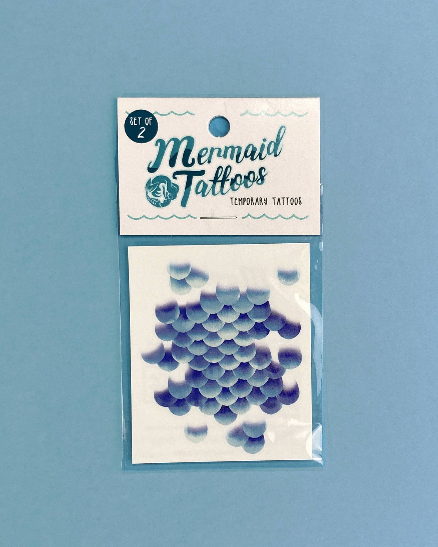 Mermaid Tattoos Scale Temporary Tattoo