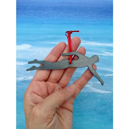 Burke Metal Work Swimmer Ornament