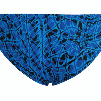 Dolfin Mens Reliance Energy All-Over Racer Brief - Blue -  FINAL SALE