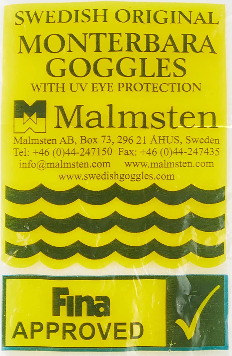 Malmsten Swedish Classic Smoke Swim Goggles