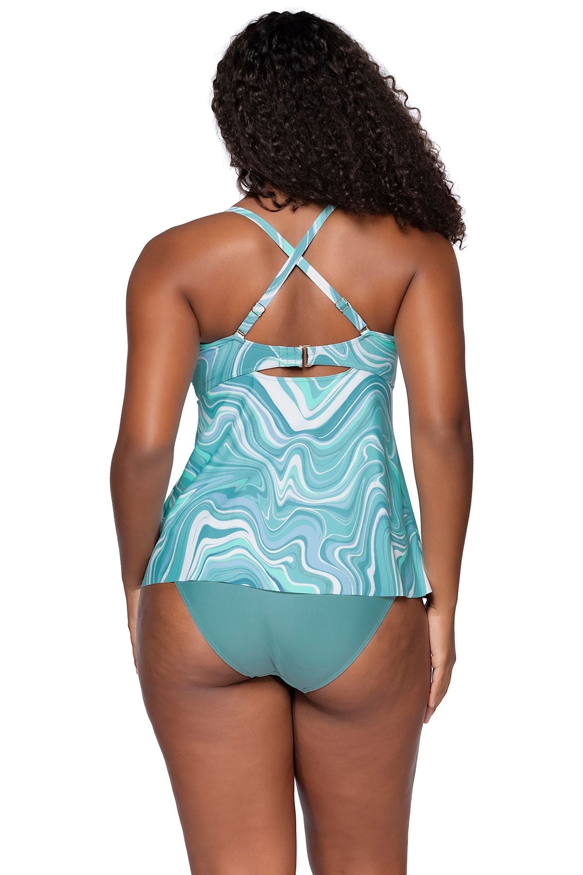 Sunsets Tori Tankini Top - Moon Tide FINAL SALE